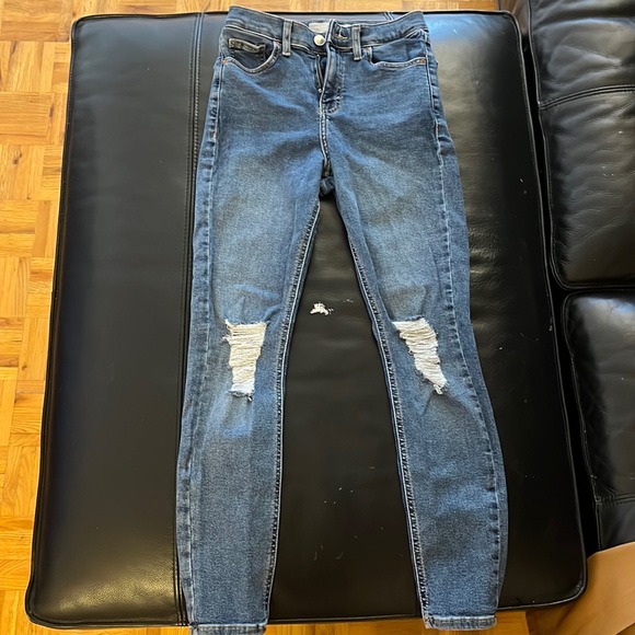 Top Shop Ripped Jeans - Picture 1 of 2